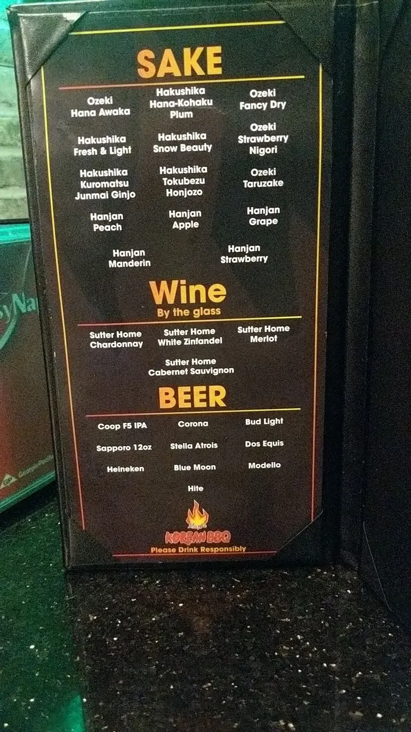 Menu 6