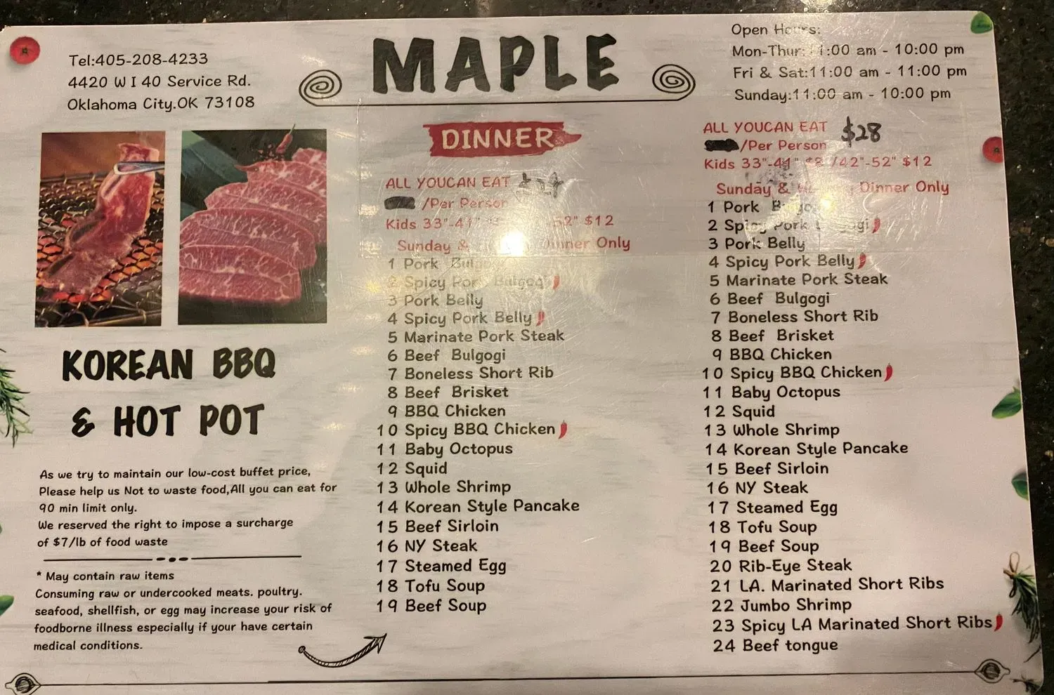 Menu 4