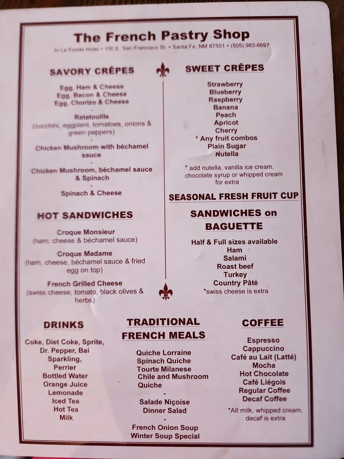 Menu 2