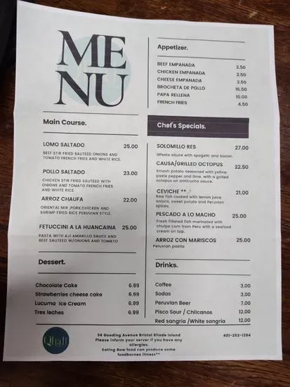 Menu 4