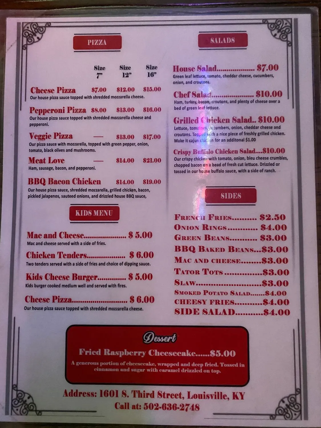 Menu 2