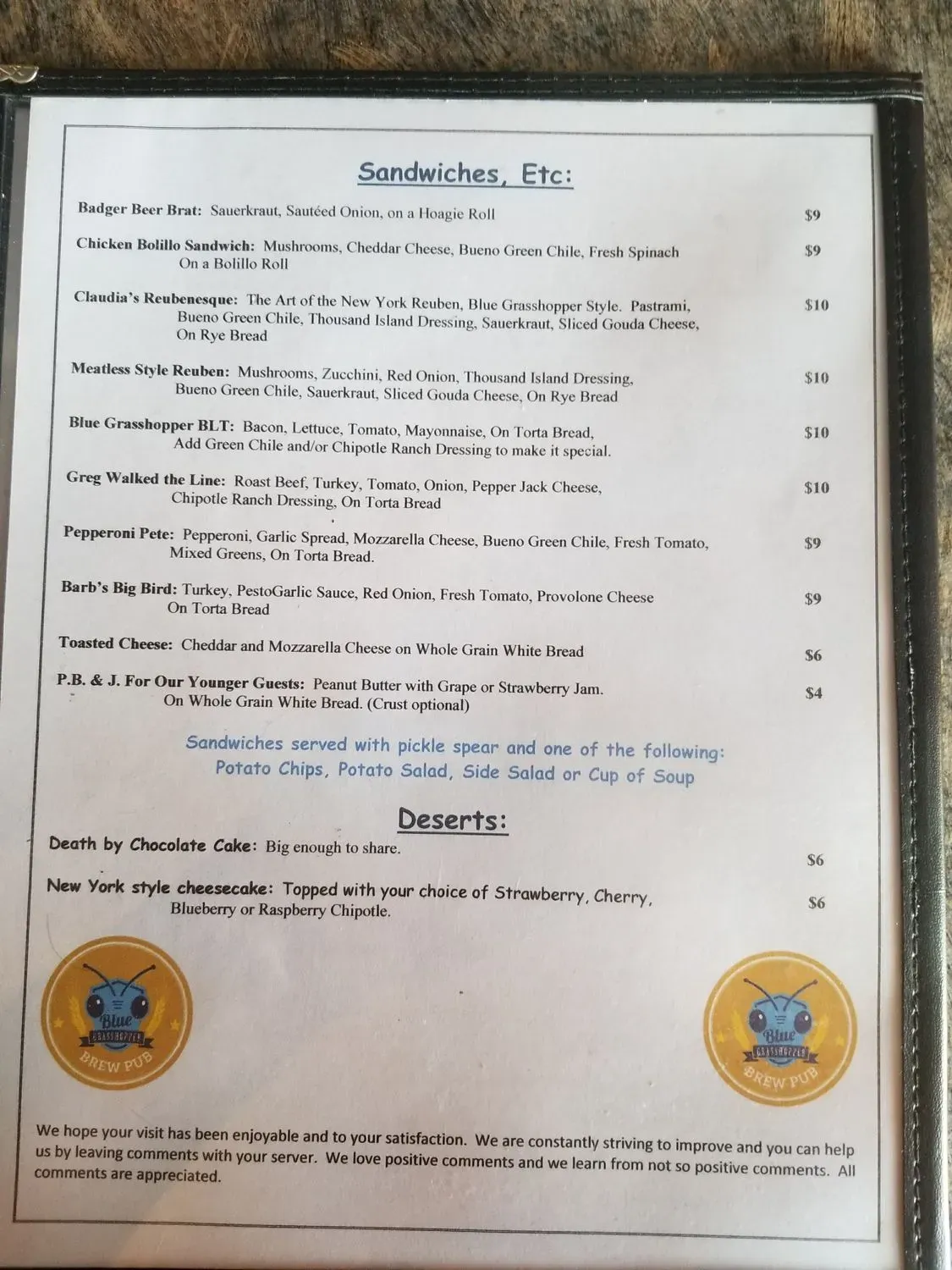 Menu 2