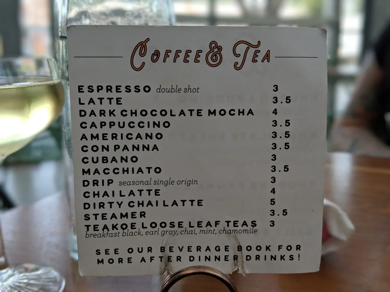 Menu 5