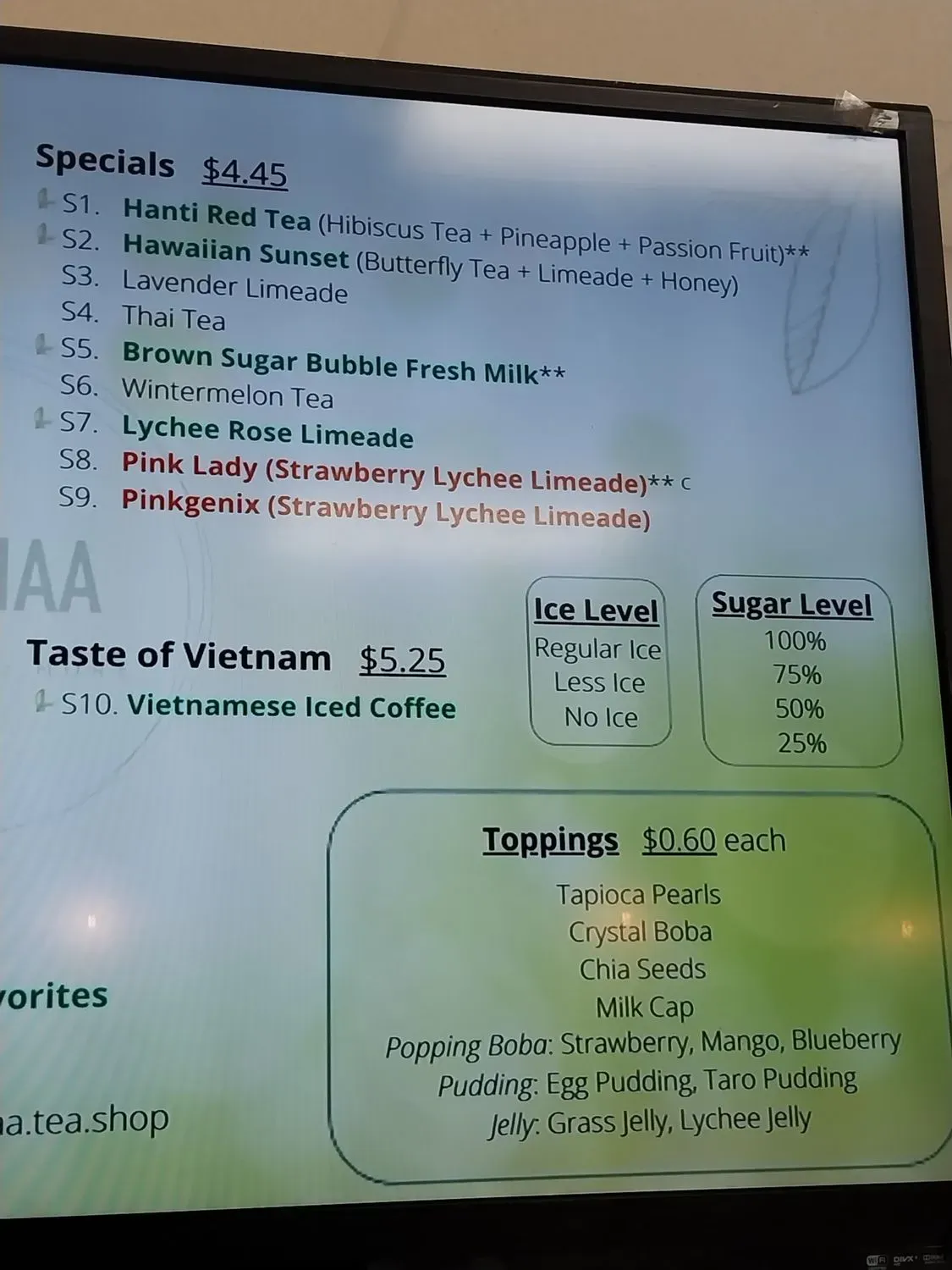 Menu 3