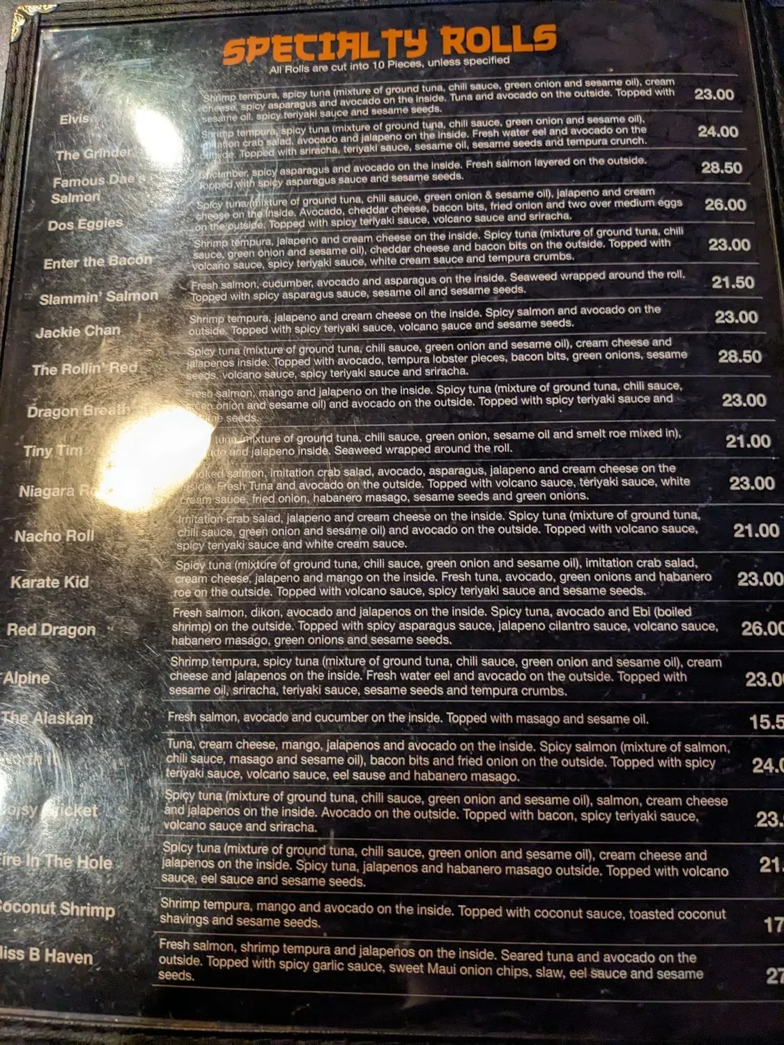 Menu 5