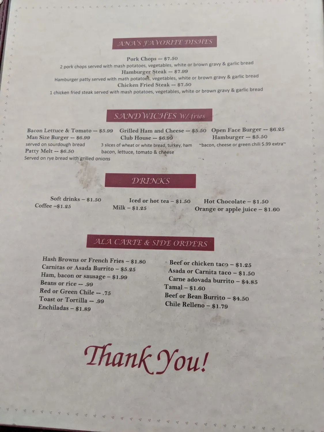 Menu 3