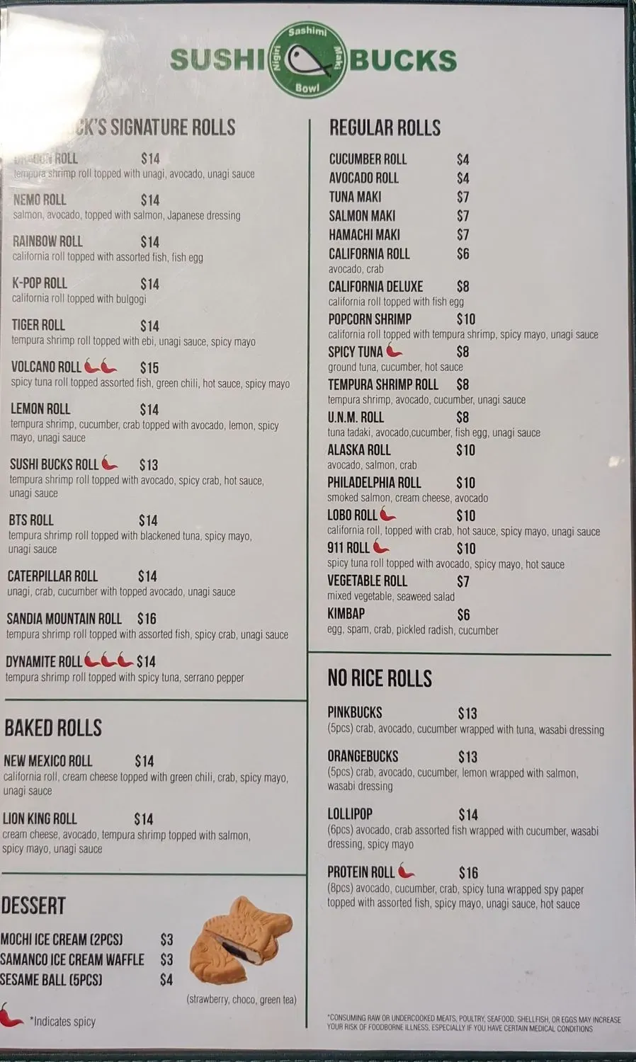 Menu 4