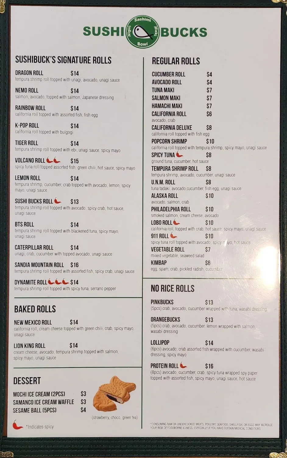 Menu 3