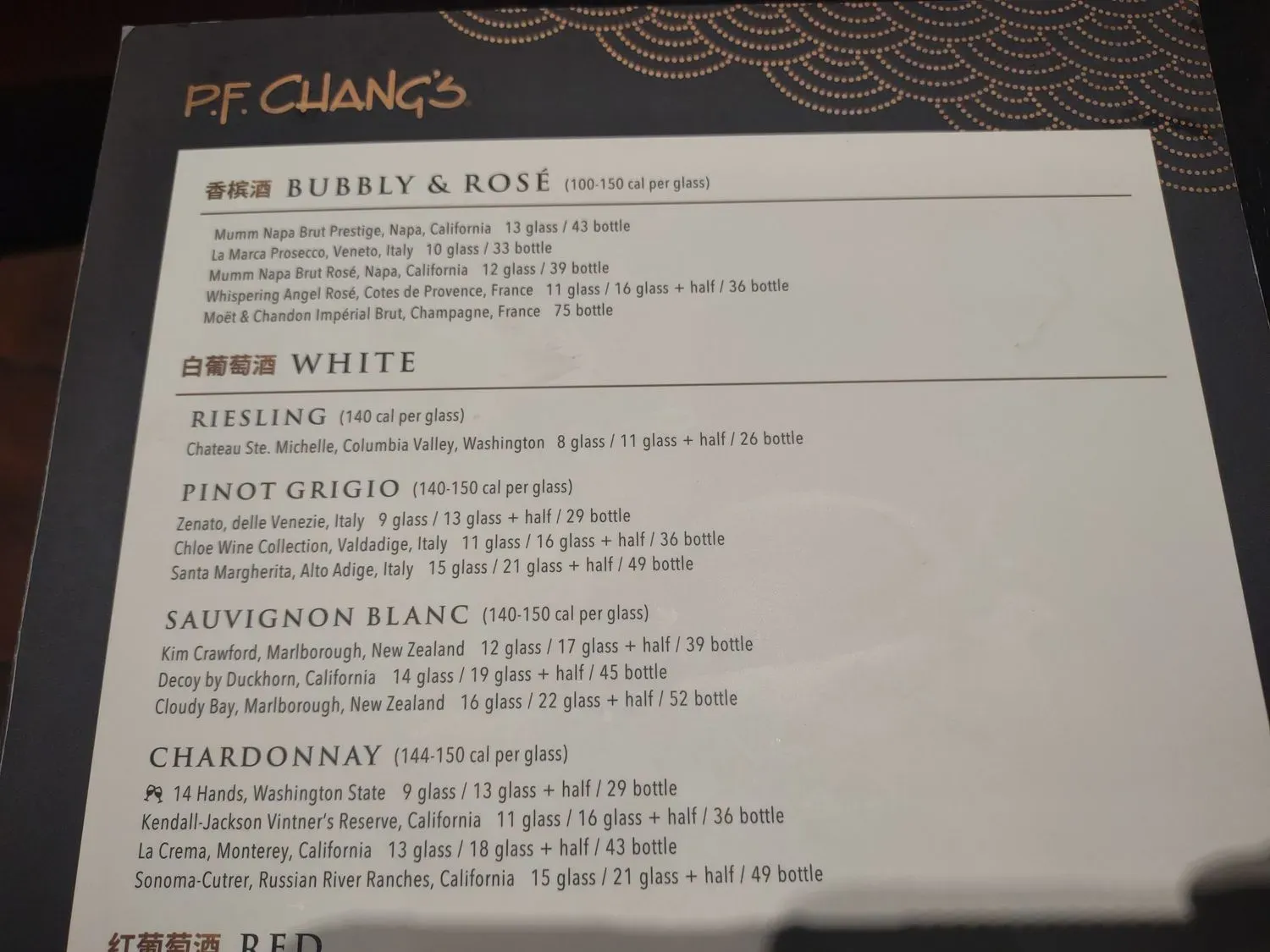 Menu 5