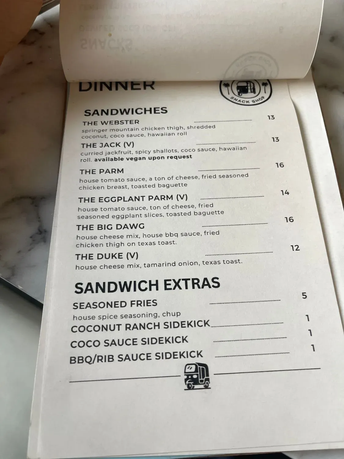 Menu 3