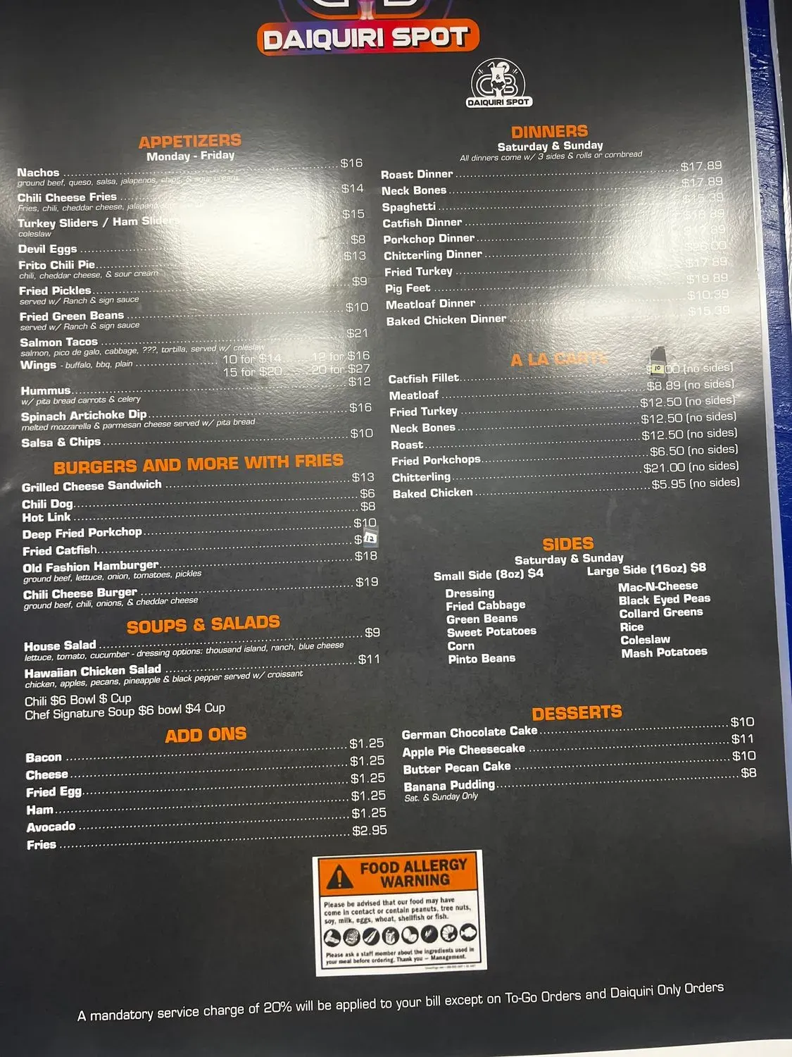 Menu 3