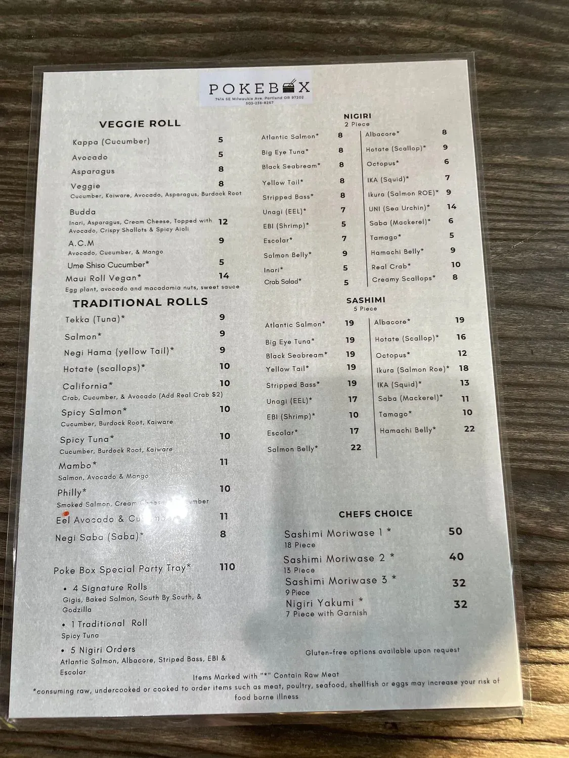 Menu 4