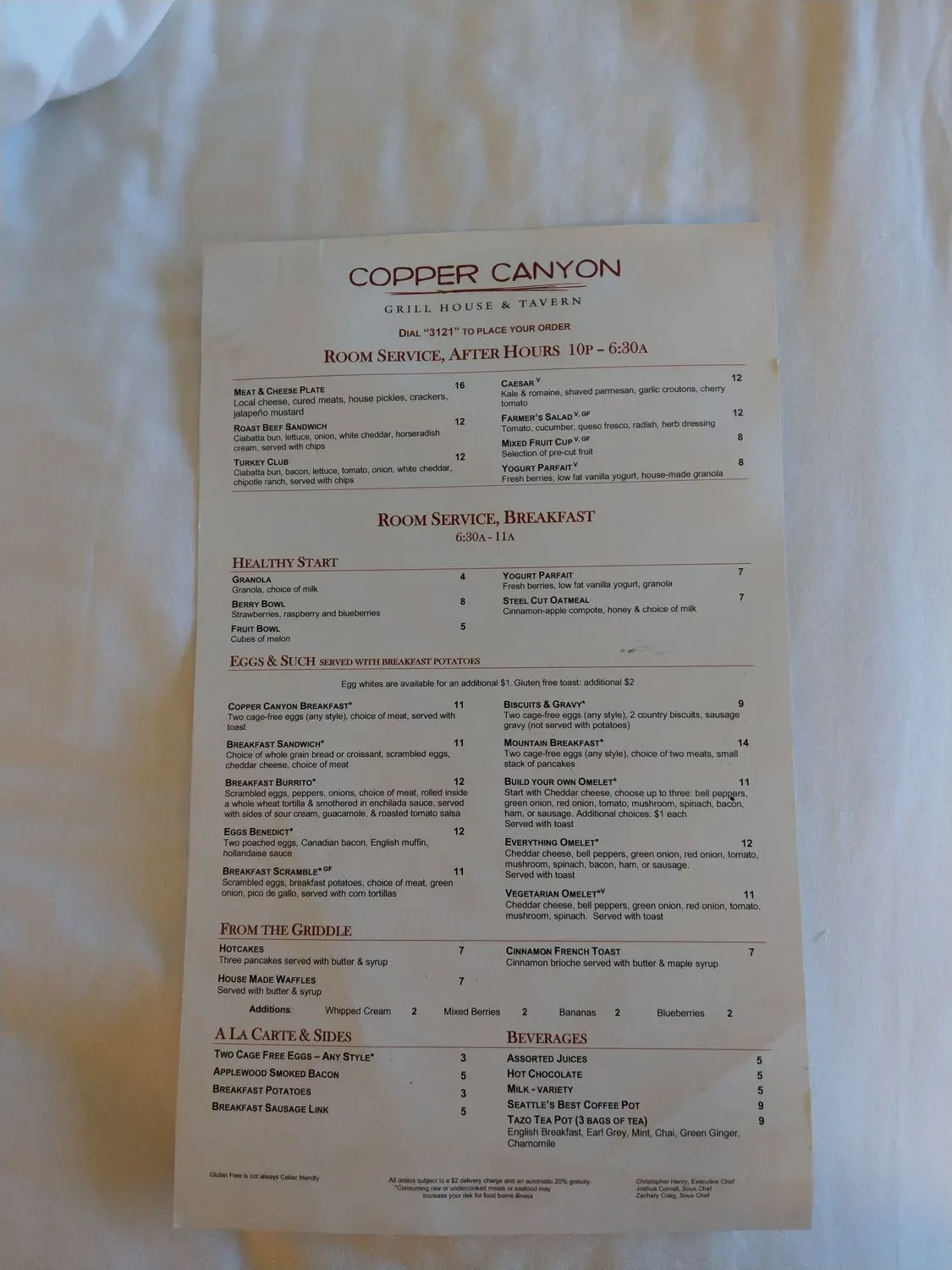 Menu 6