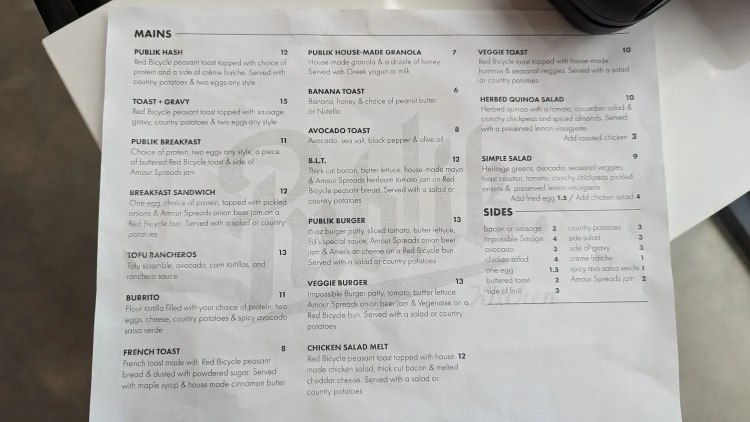 Menu 2