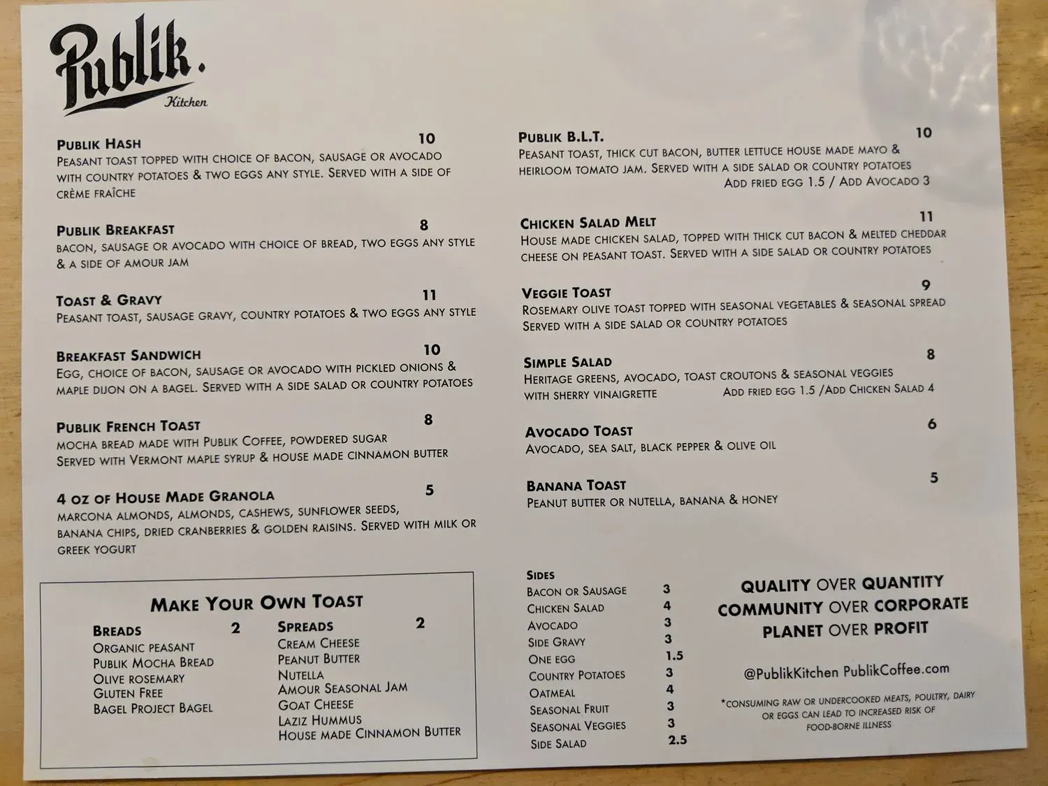 Menu 6