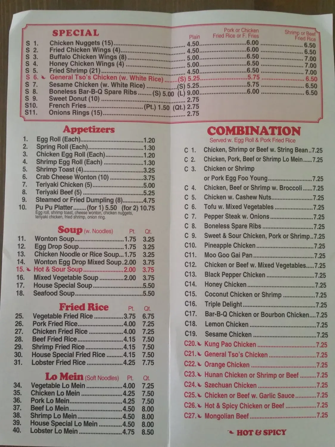 Menu 2