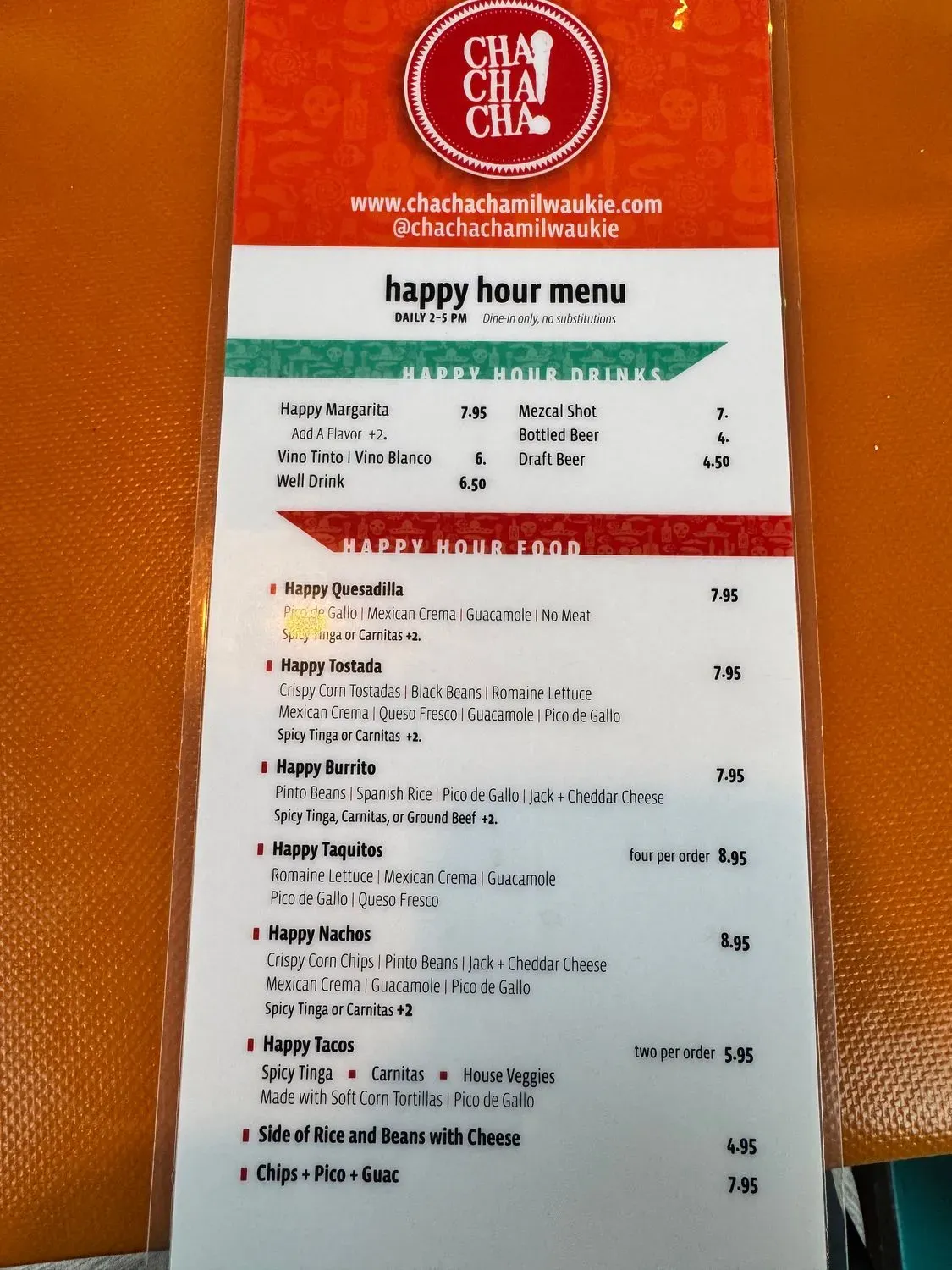 Menu 2