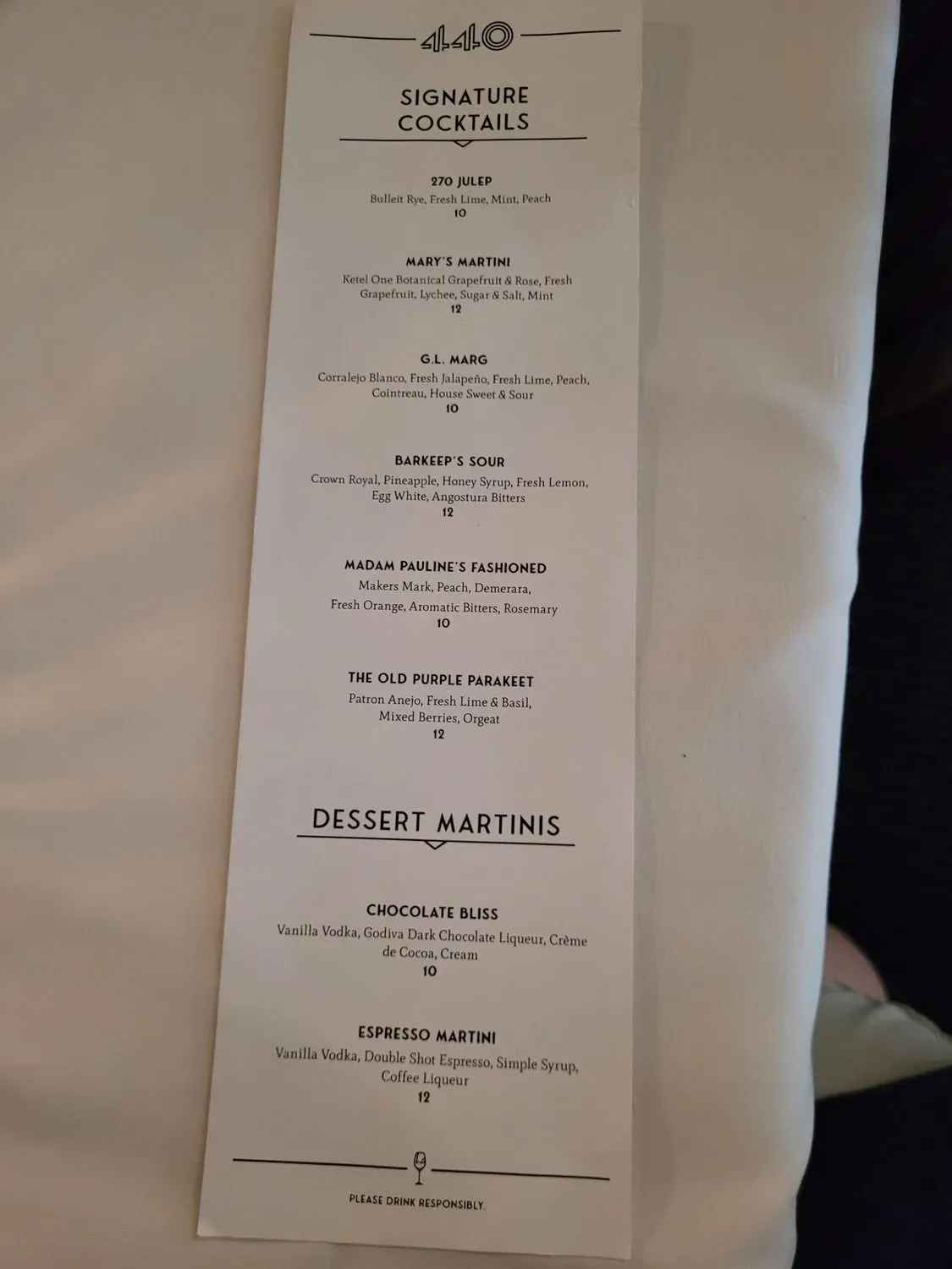 Menu 4