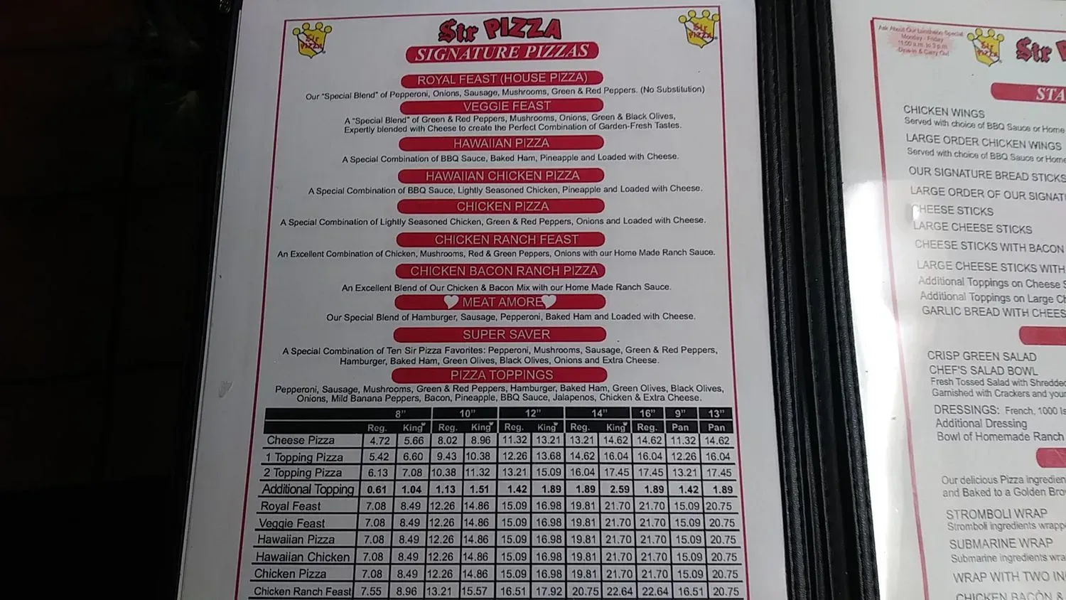 Menu 3