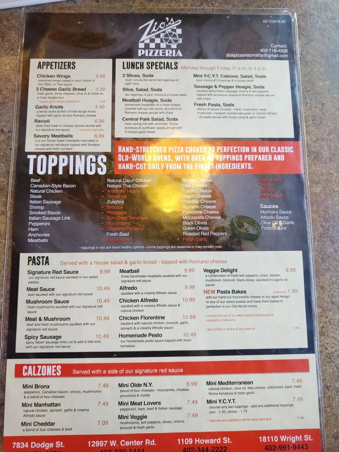 Menu 5