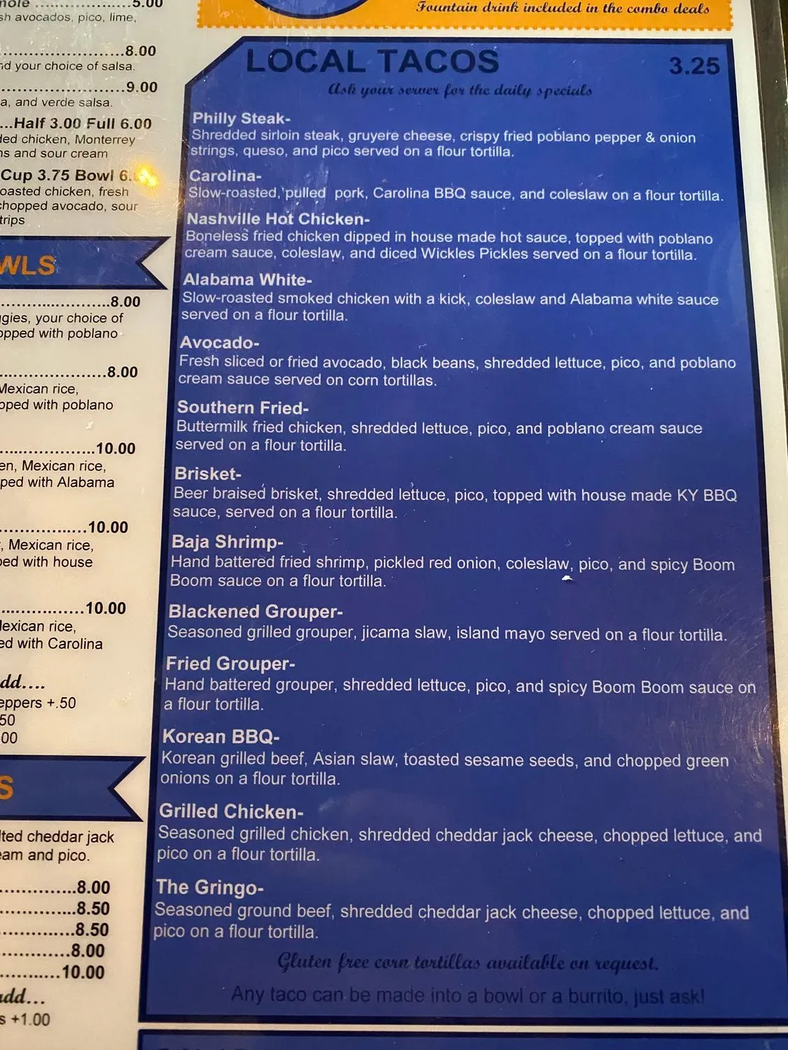 Menu 4