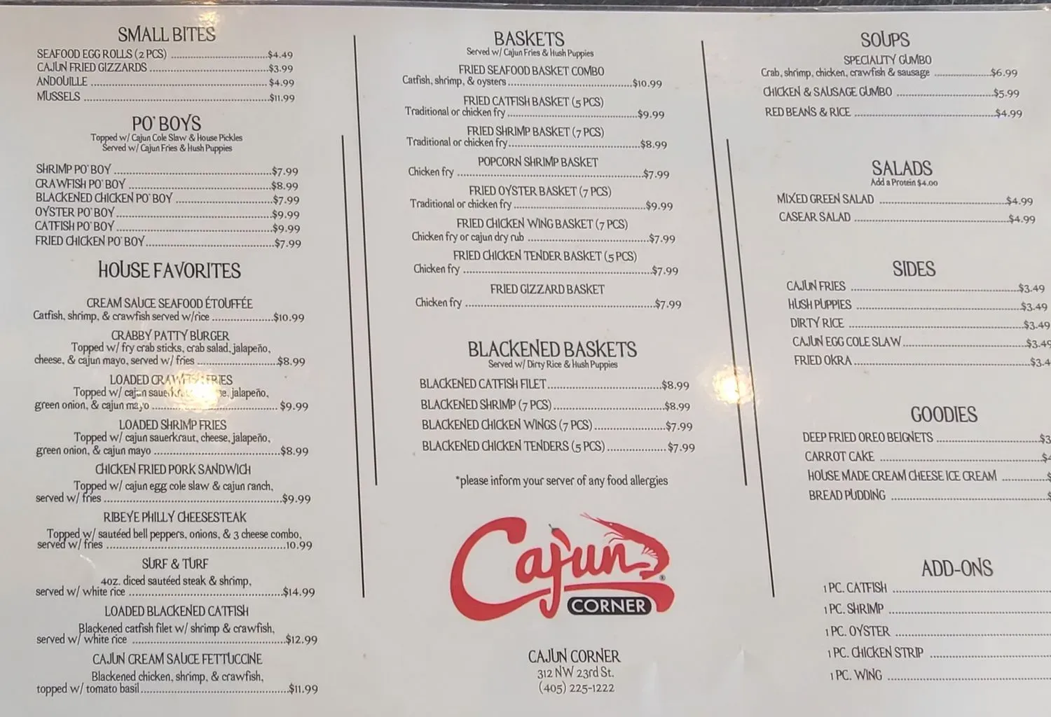 Menu 5