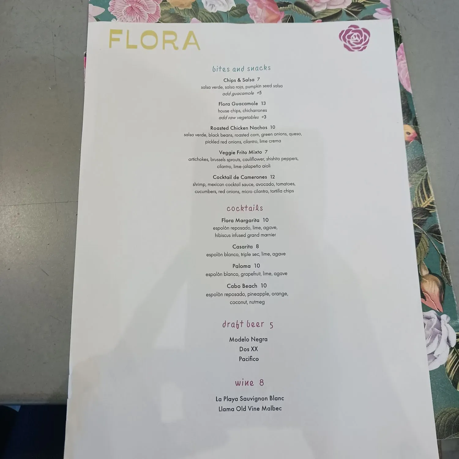 Menu 3