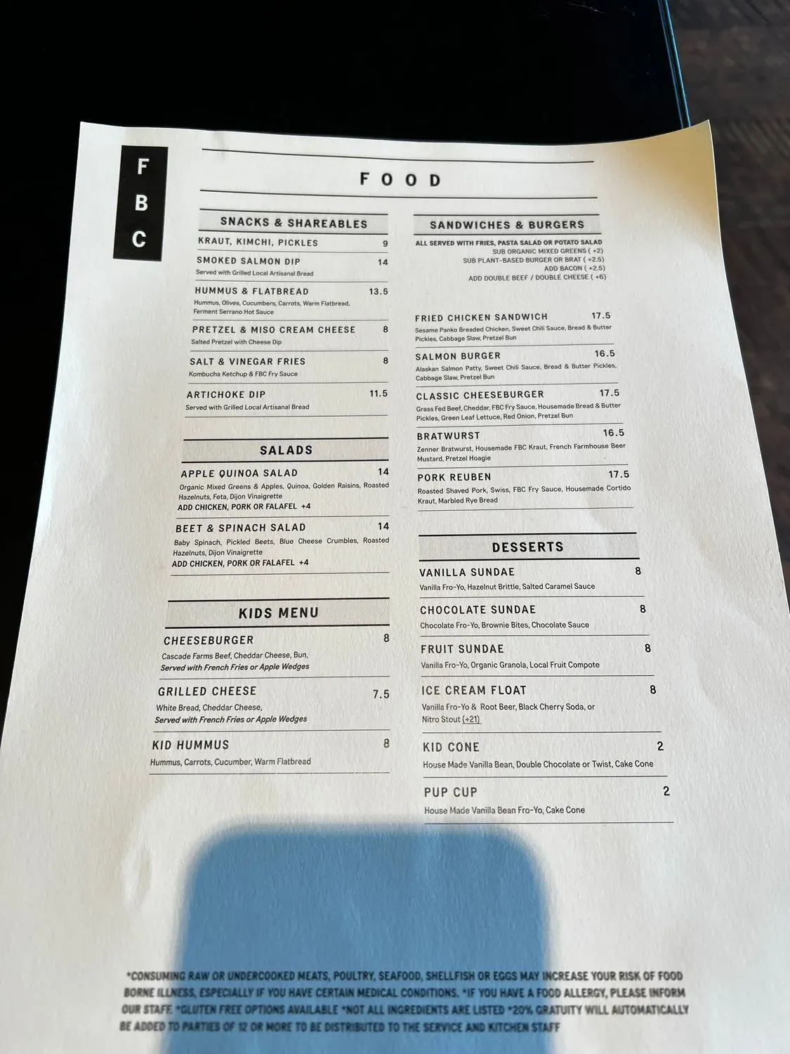 Menu 5