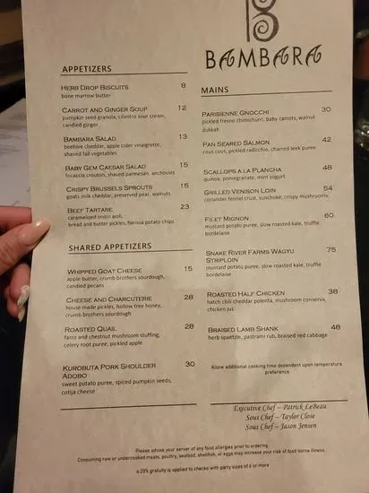 Menu 2