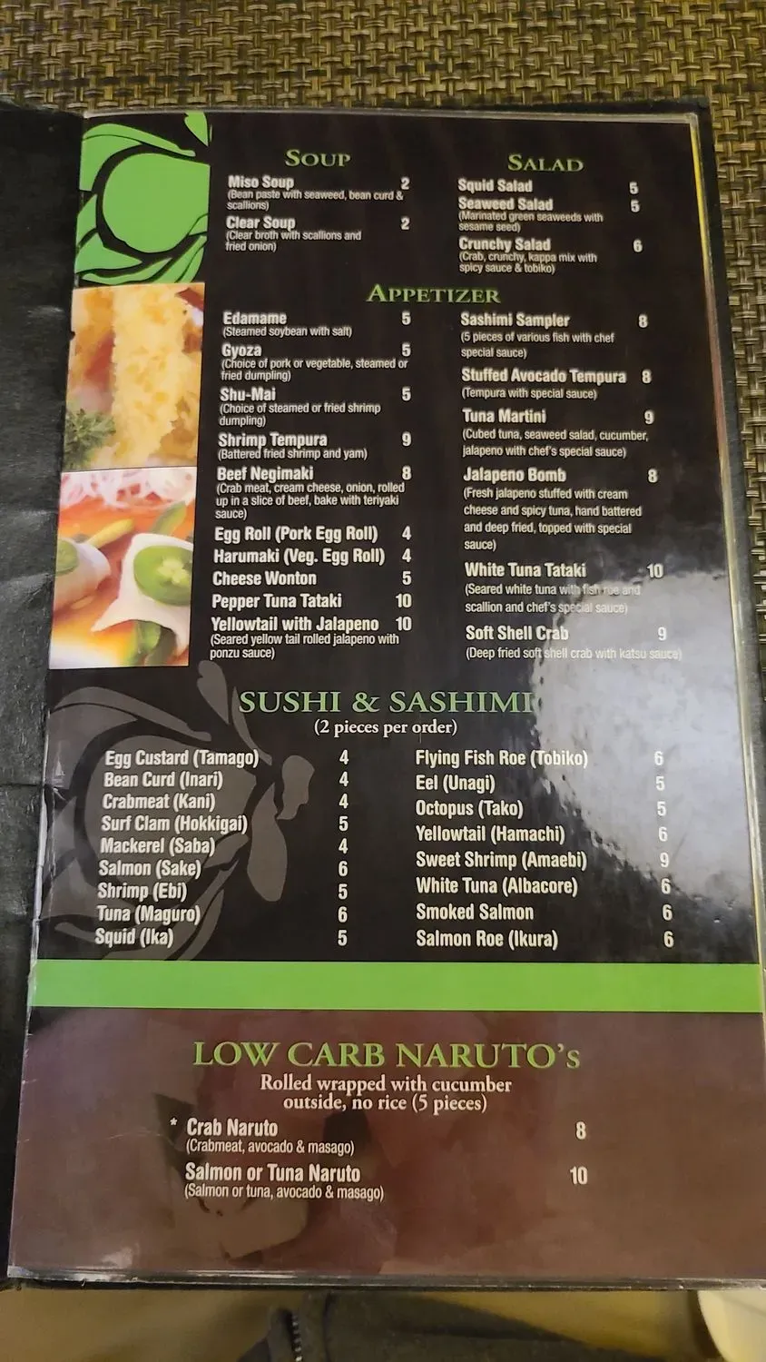 Menu 6