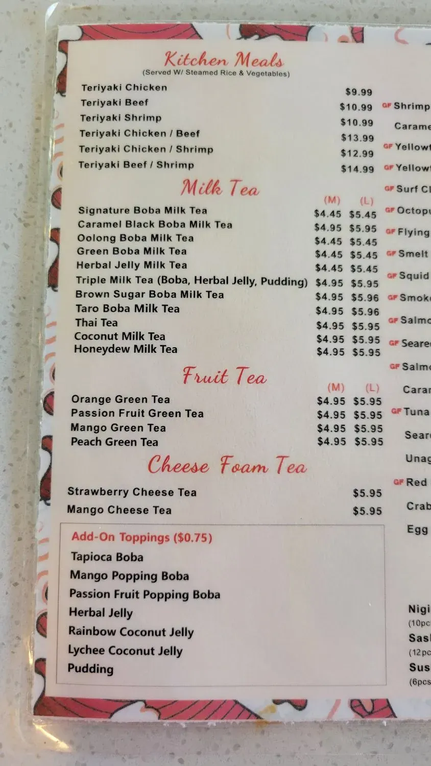 Menu 6