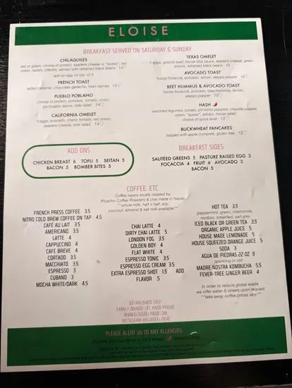 Menu 3