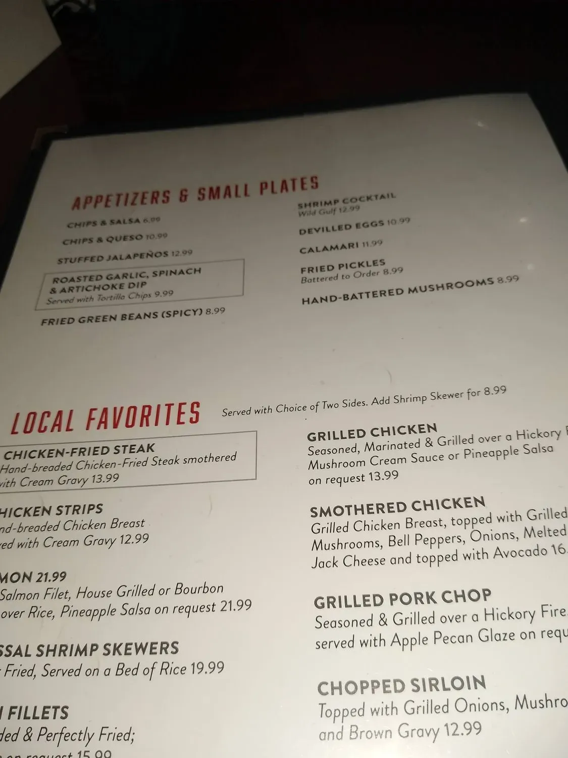 Menu 5