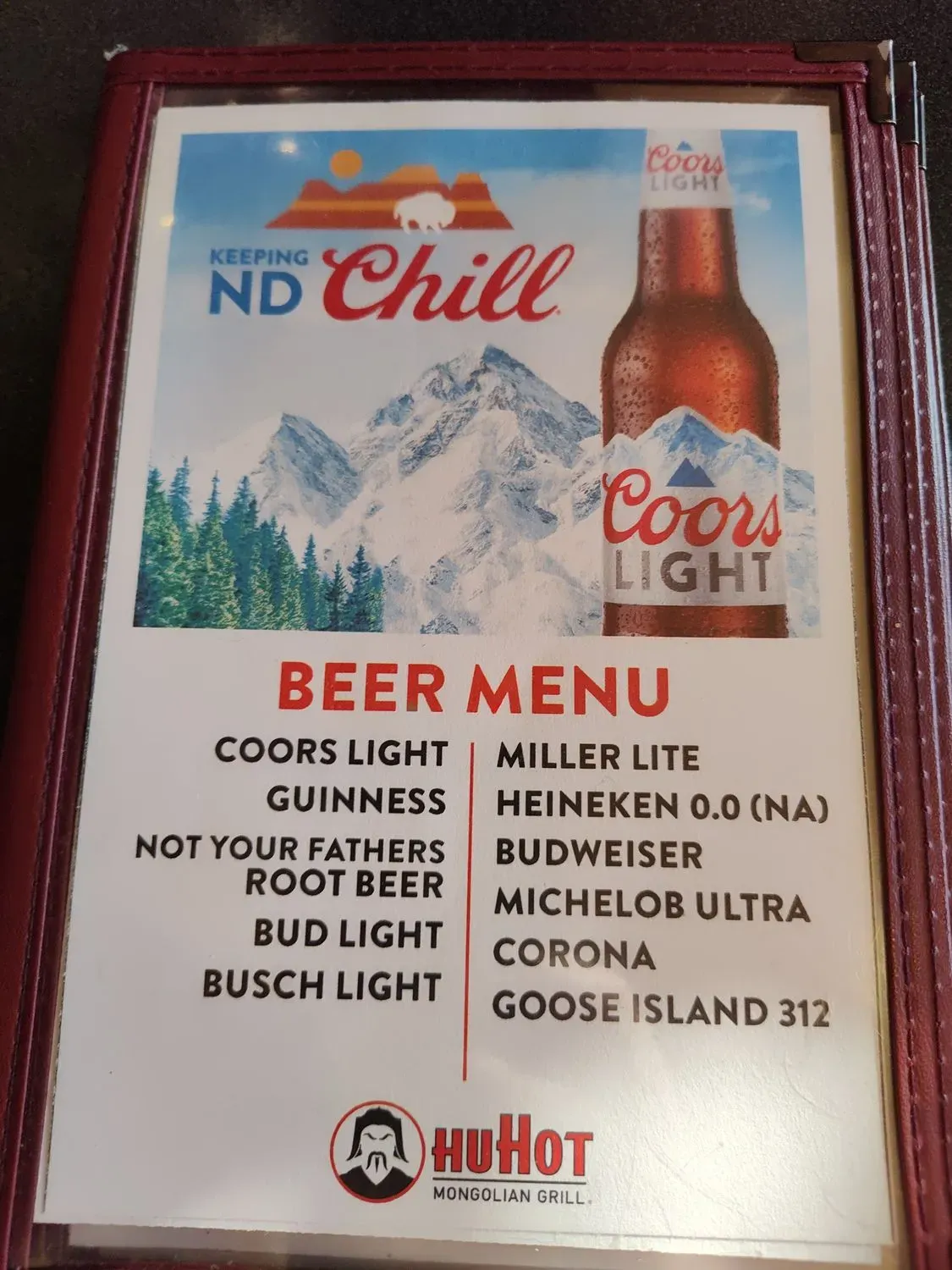 Menu 4