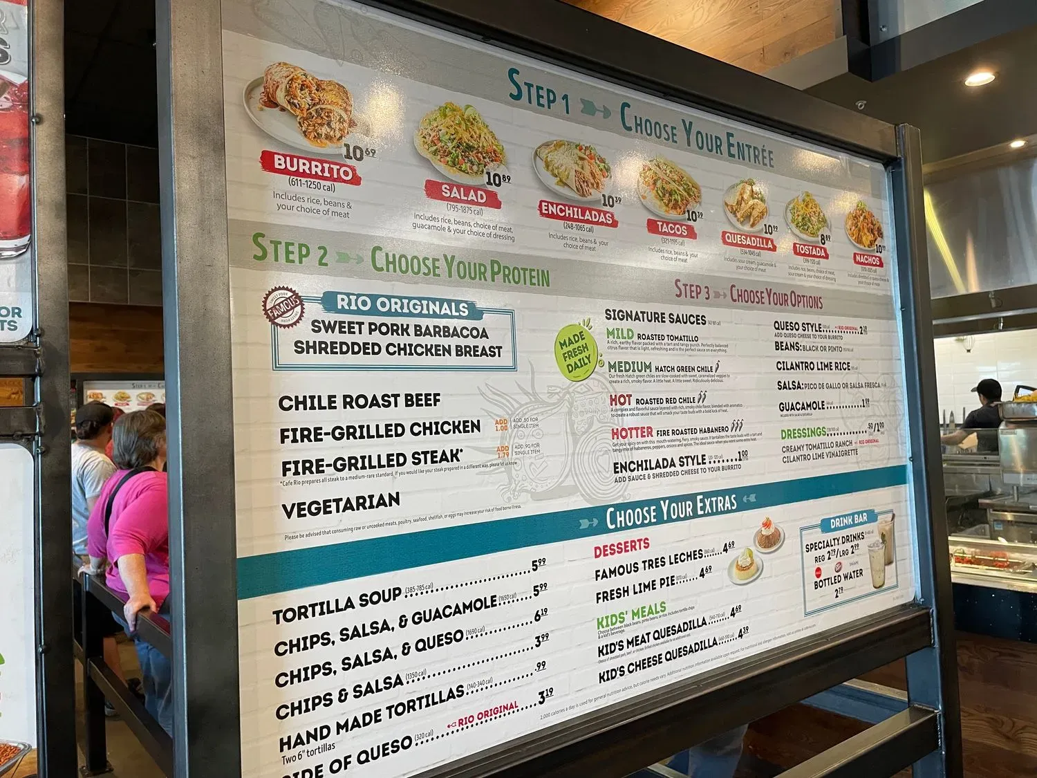 Cafe Rio Fresh Modern Mexican Menu - Updated October 2025
