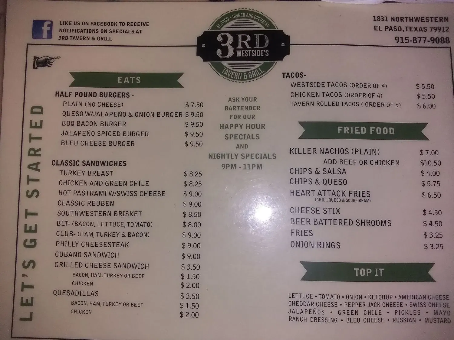 Menu 4