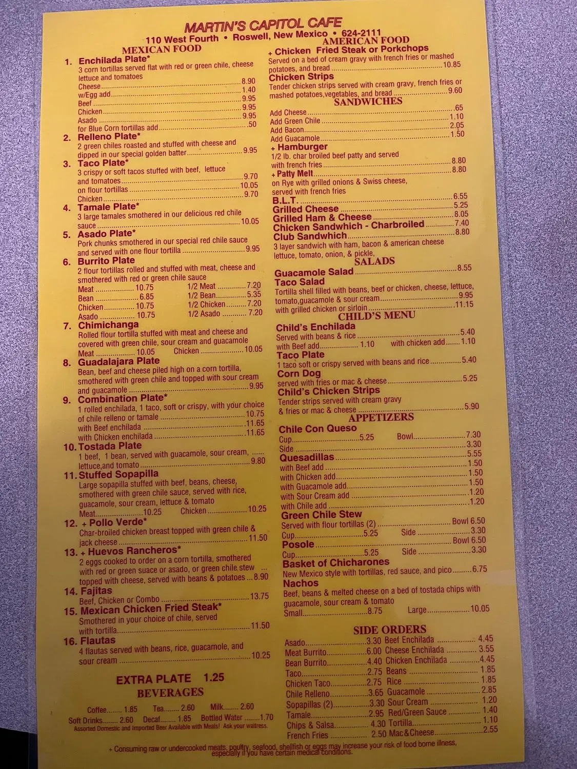 Menu 4