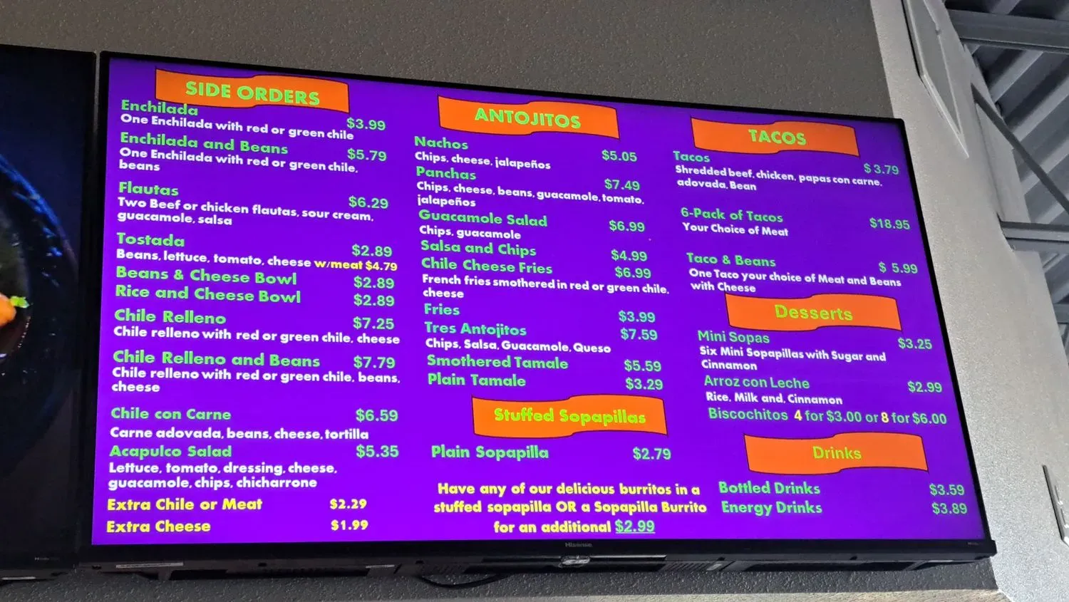 Menu 3