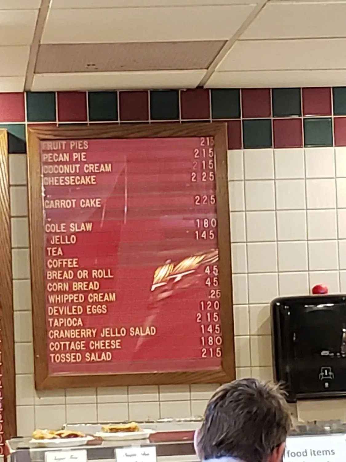 Mehlman's Cafeteria Menu - Updated October 2025