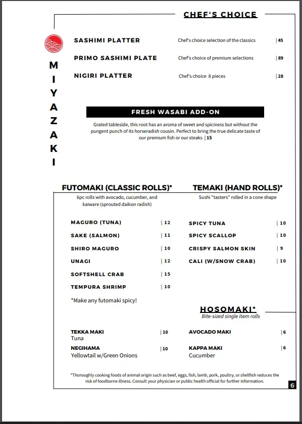 Menu 2