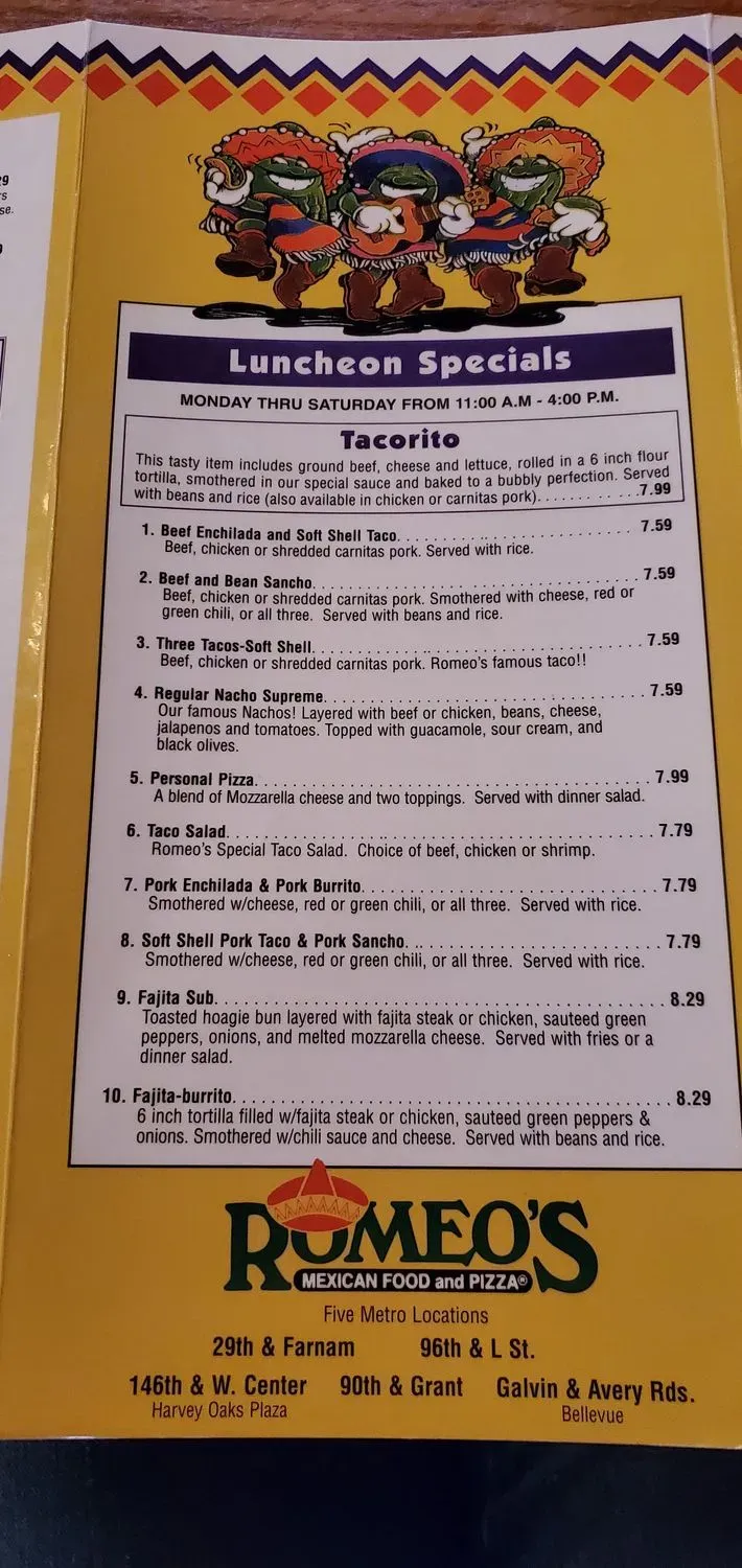 Menu 2