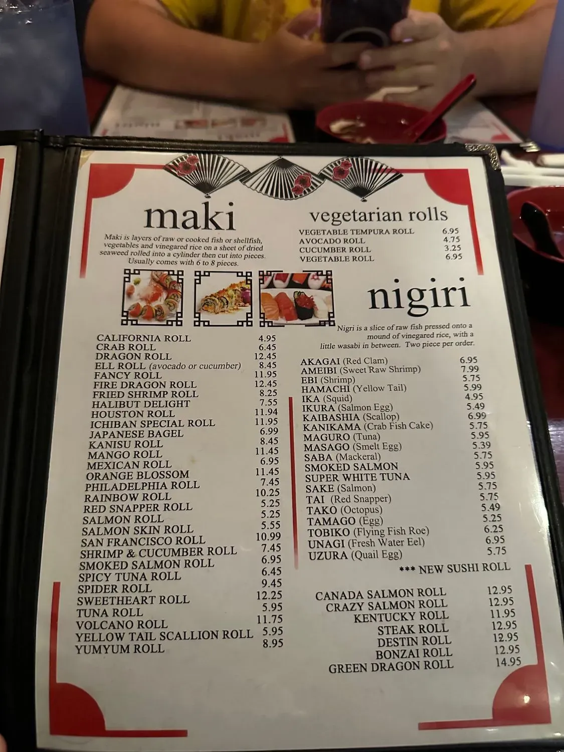 Menu 6