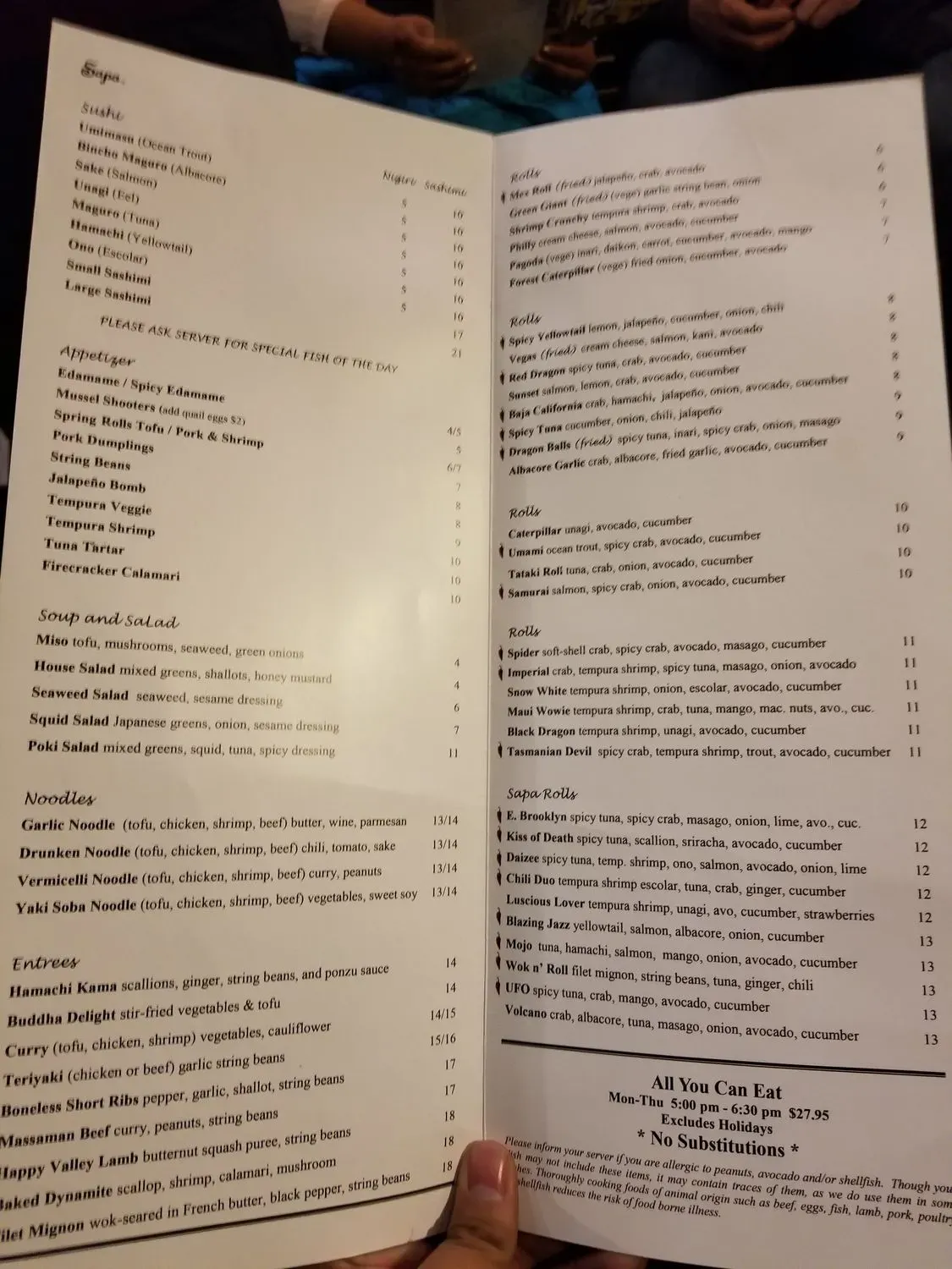 Menu 6