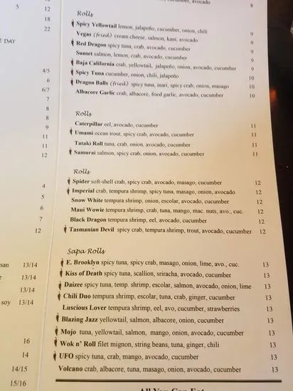 Menu 2