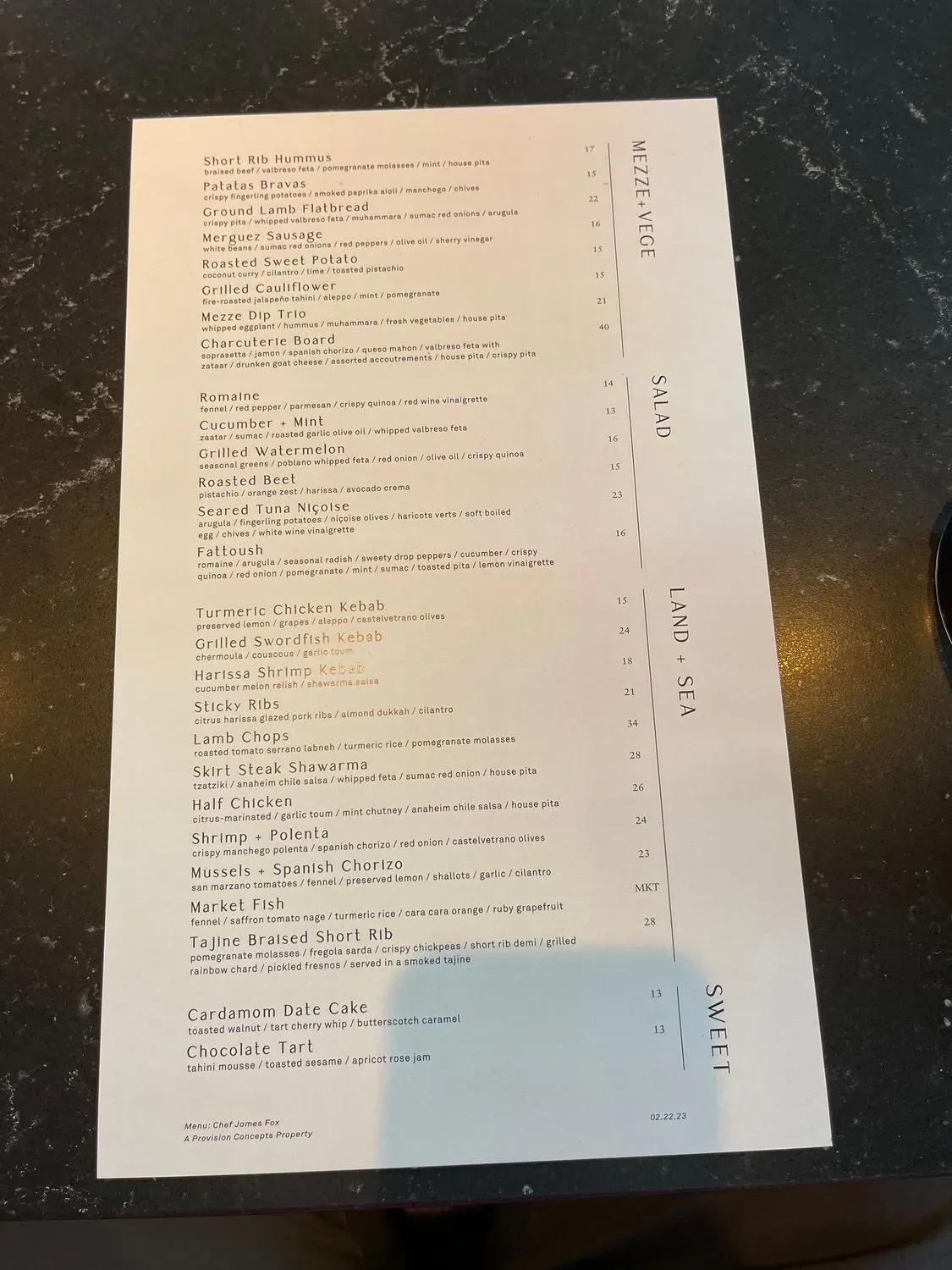 Menu 6