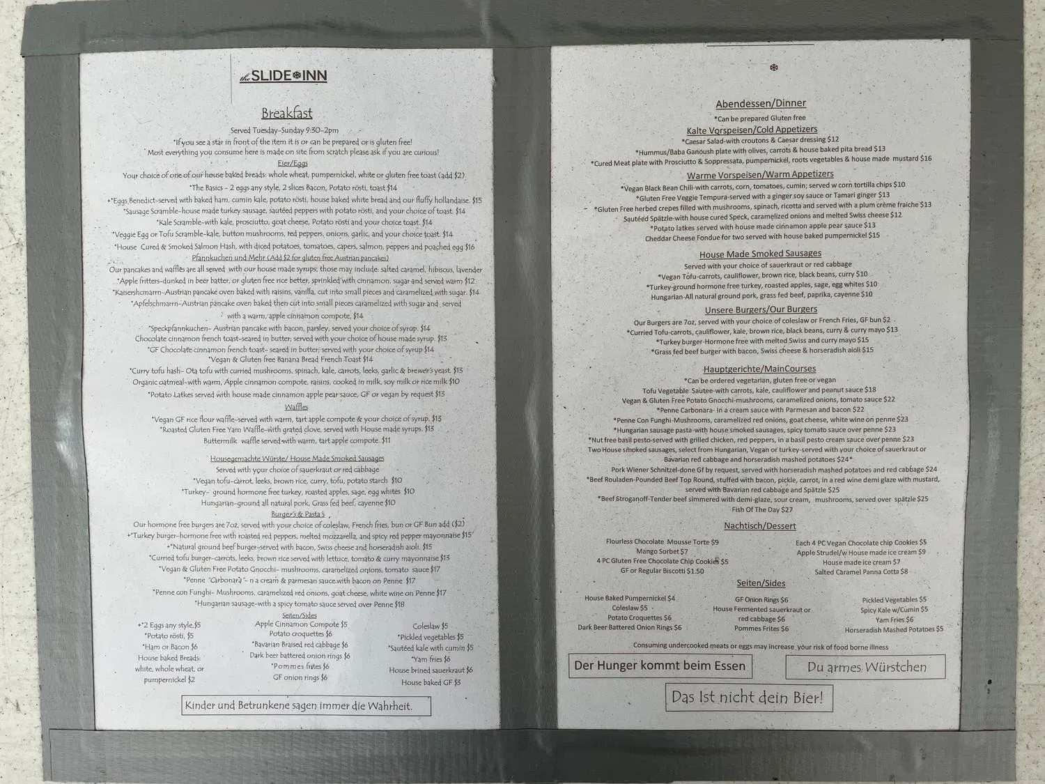 Menu 4