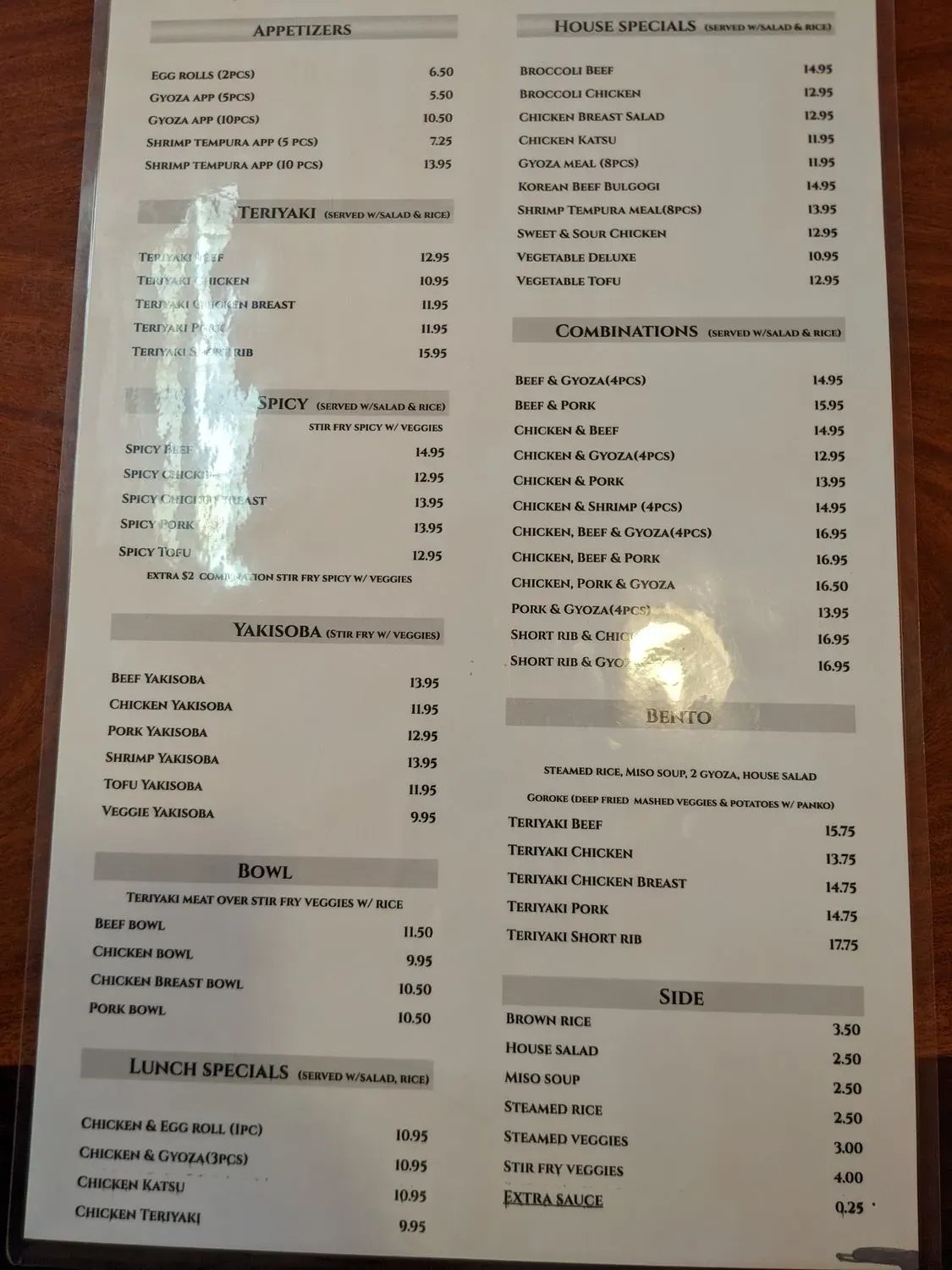 Menu 3