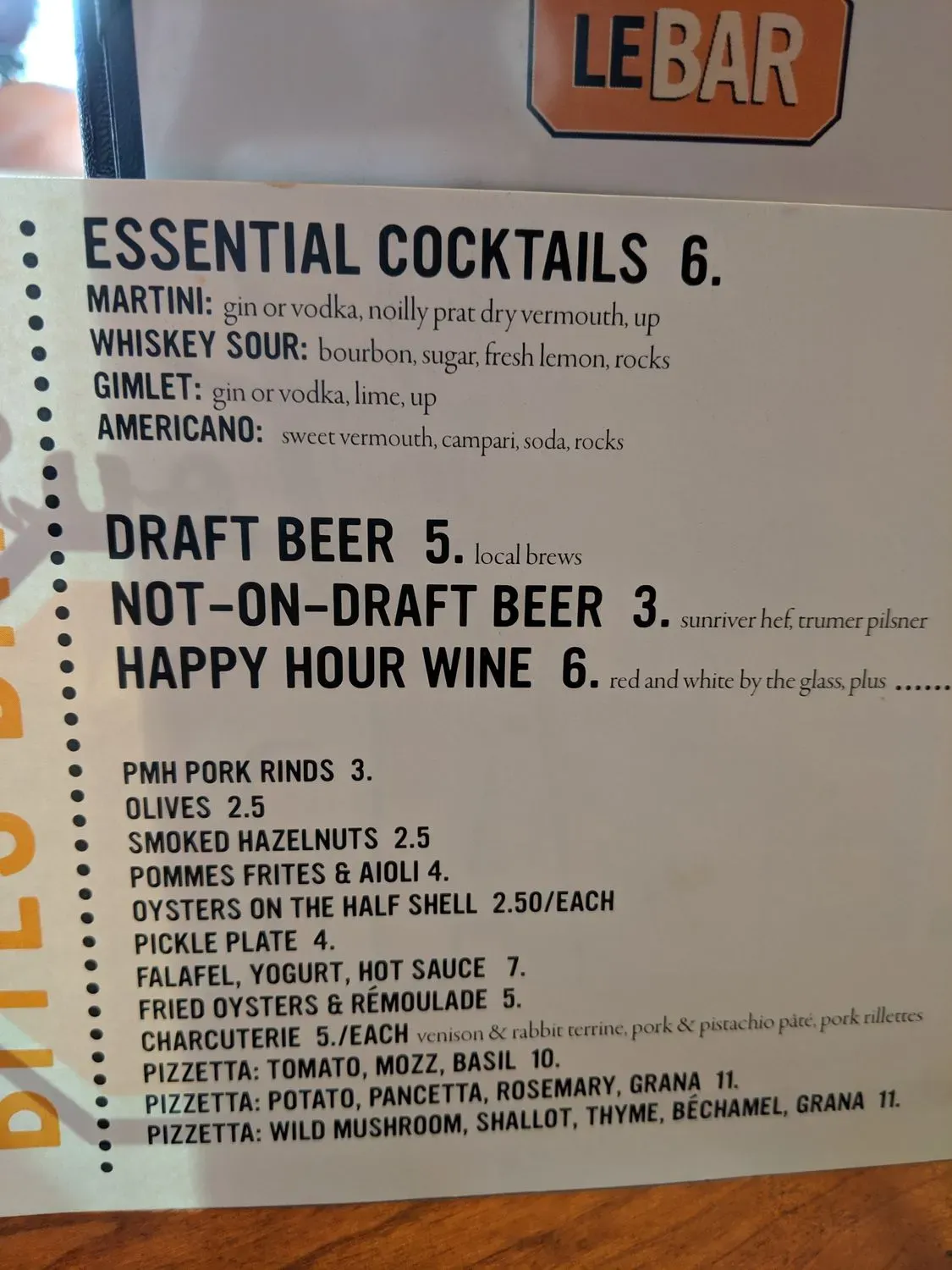 Menu 6