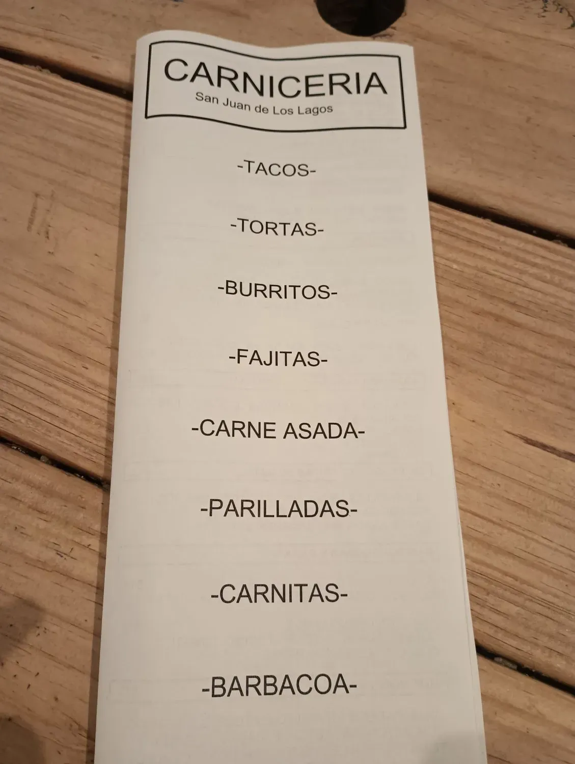 Menu 6