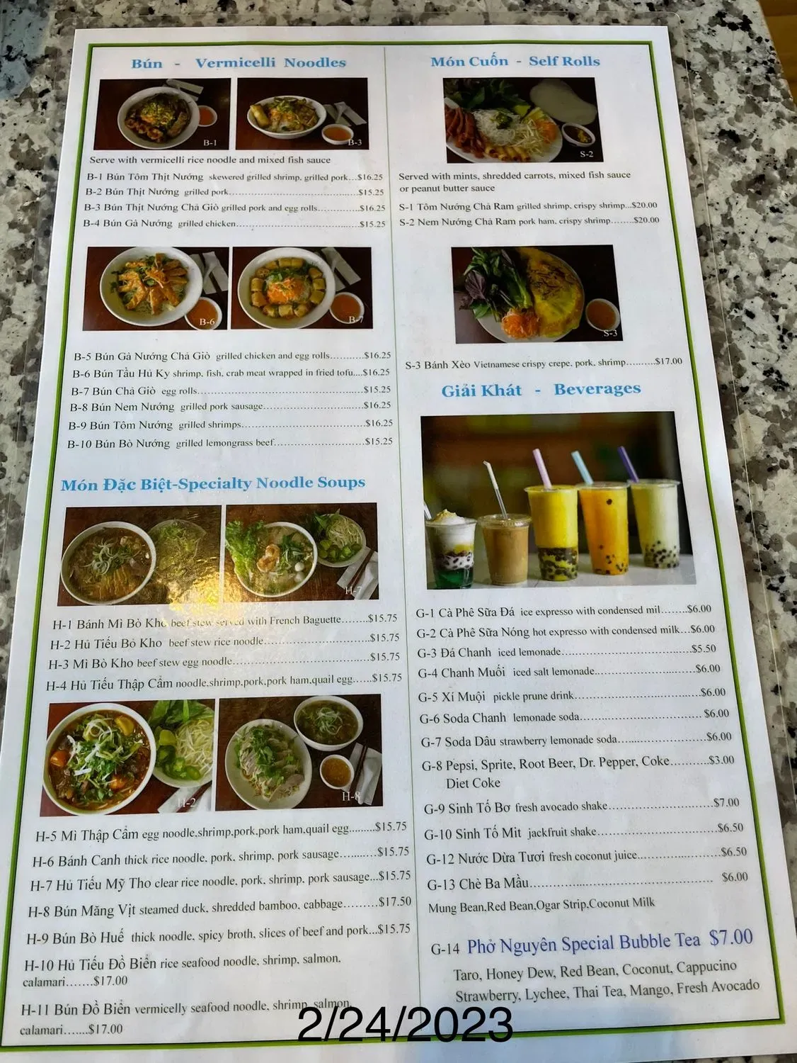 Menu 2